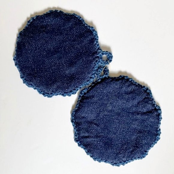 Crochet Pot Holders, Crochet Farmhouse Decor, Kitchen Decor, Housewarming Gift - Picture 4 of 8